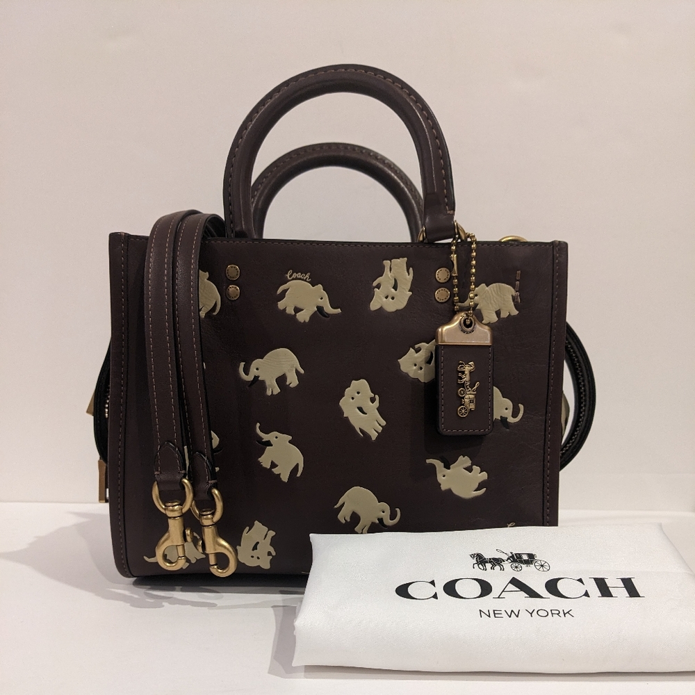 Coach Rogue 25 With Elephant Prin